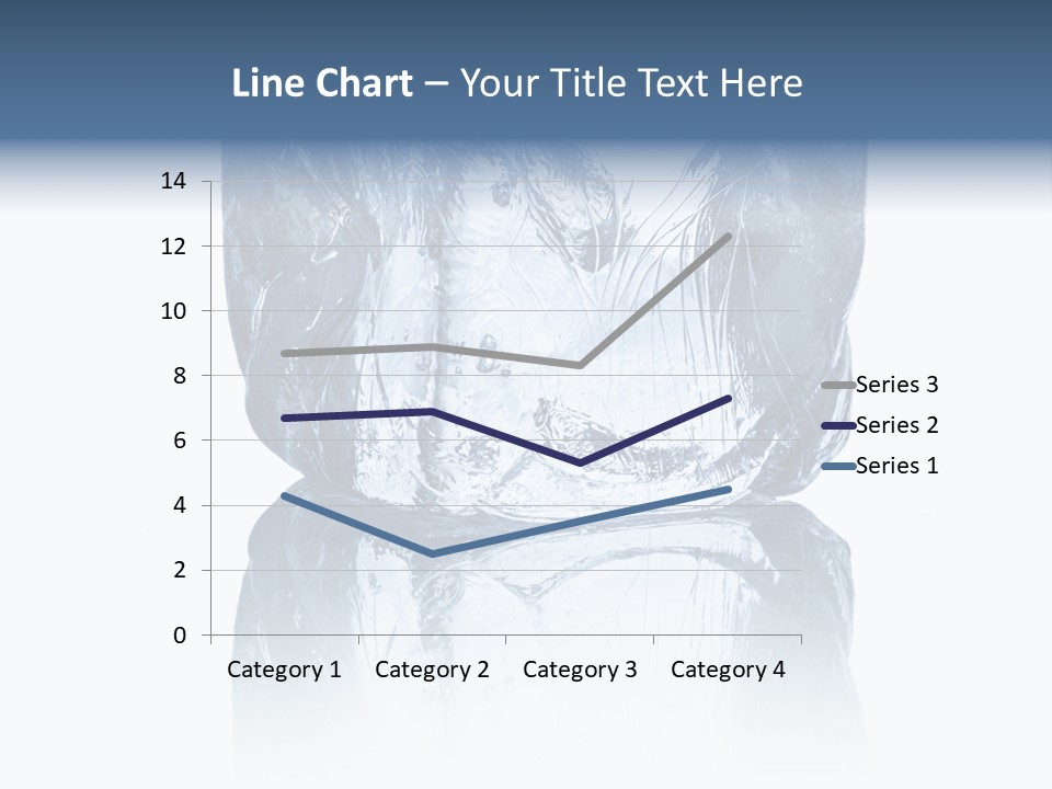 Blue Reflex Molten PowerPoint Template