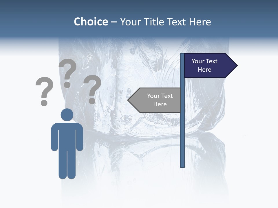 Blue Reflex Molten PowerPoint Template