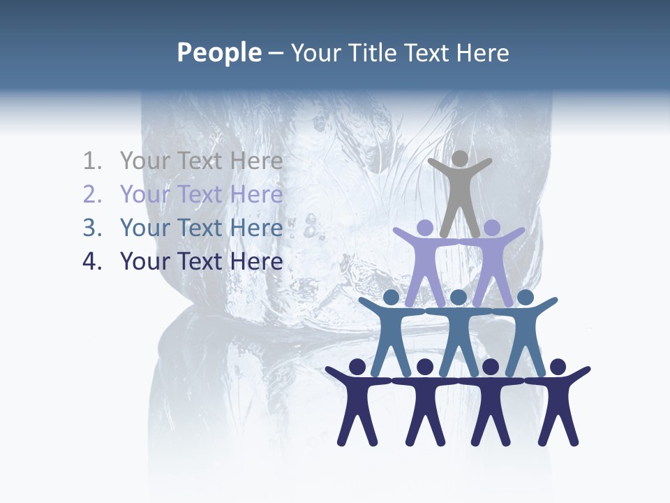 Blue Reflex Molten PowerPoint Template