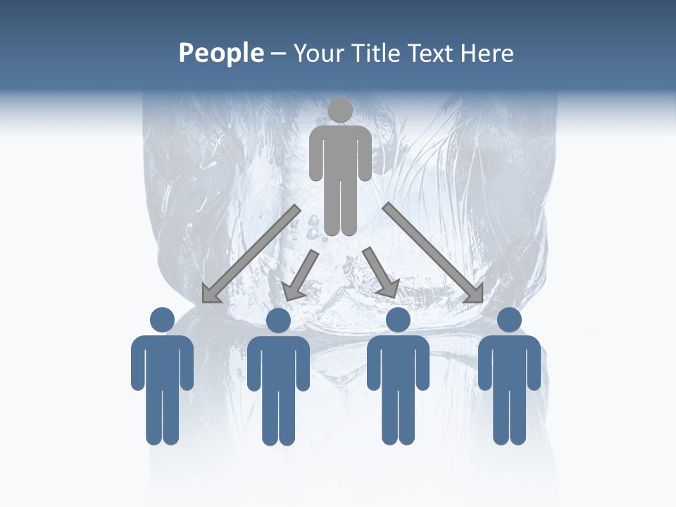 Blue Reflex Molten PowerPoint Template