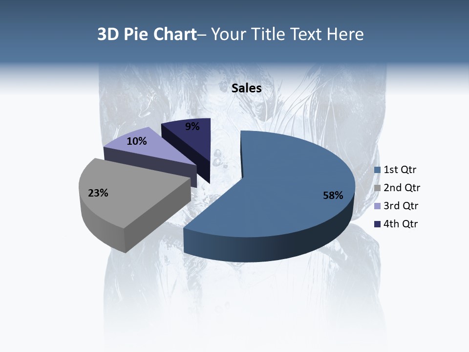 Blue Reflex Molten PowerPoint Template