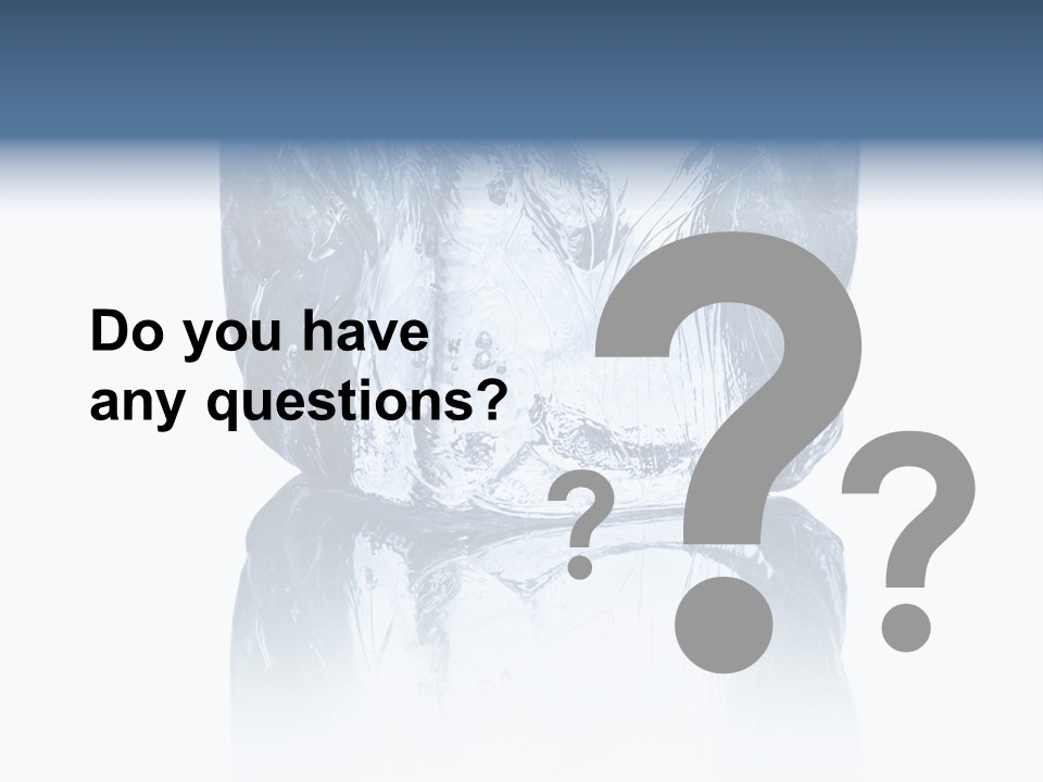 Blue Reflex Molten PowerPoint Template