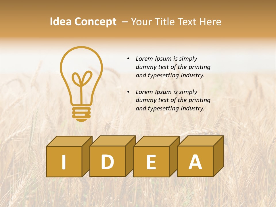 White Bright Agriculture PowerPoint Template