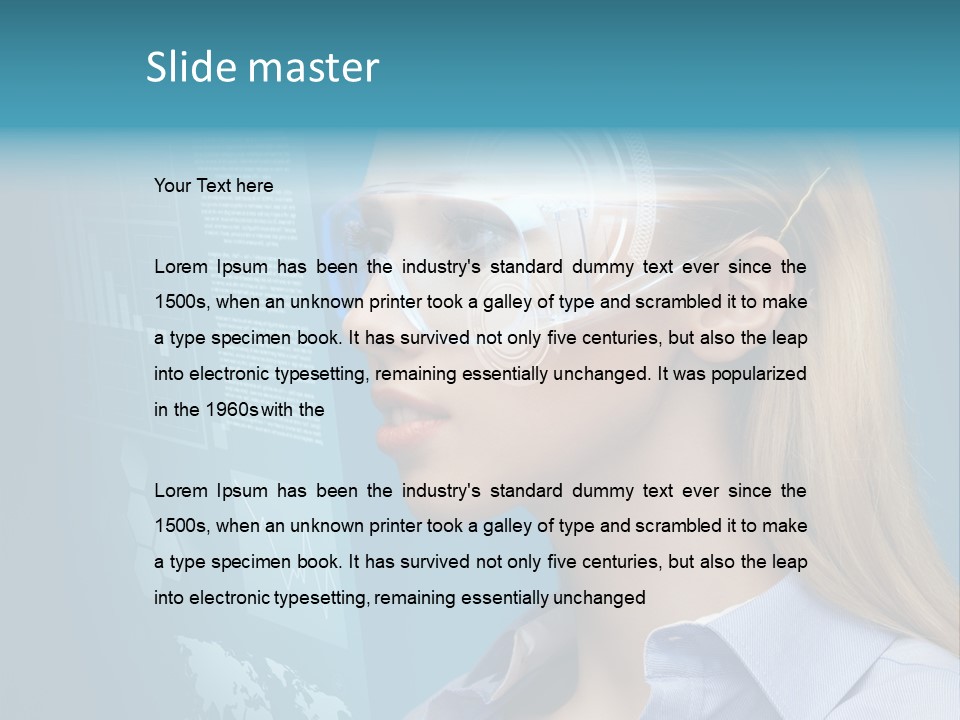 Cyber Touch Interface PowerPoint Template