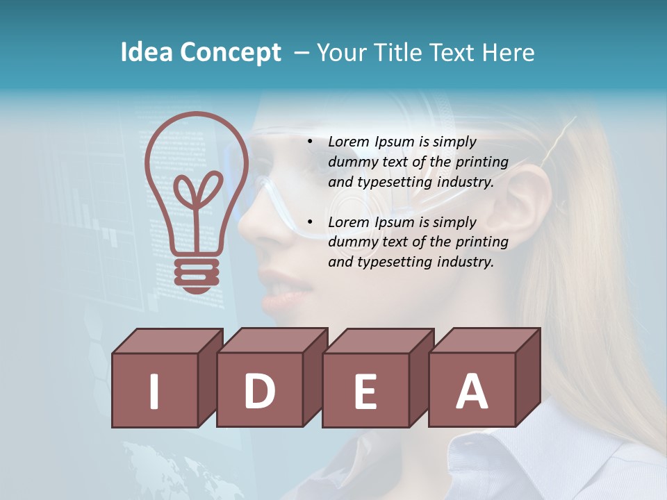 Cyber Touch Interface PowerPoint Template