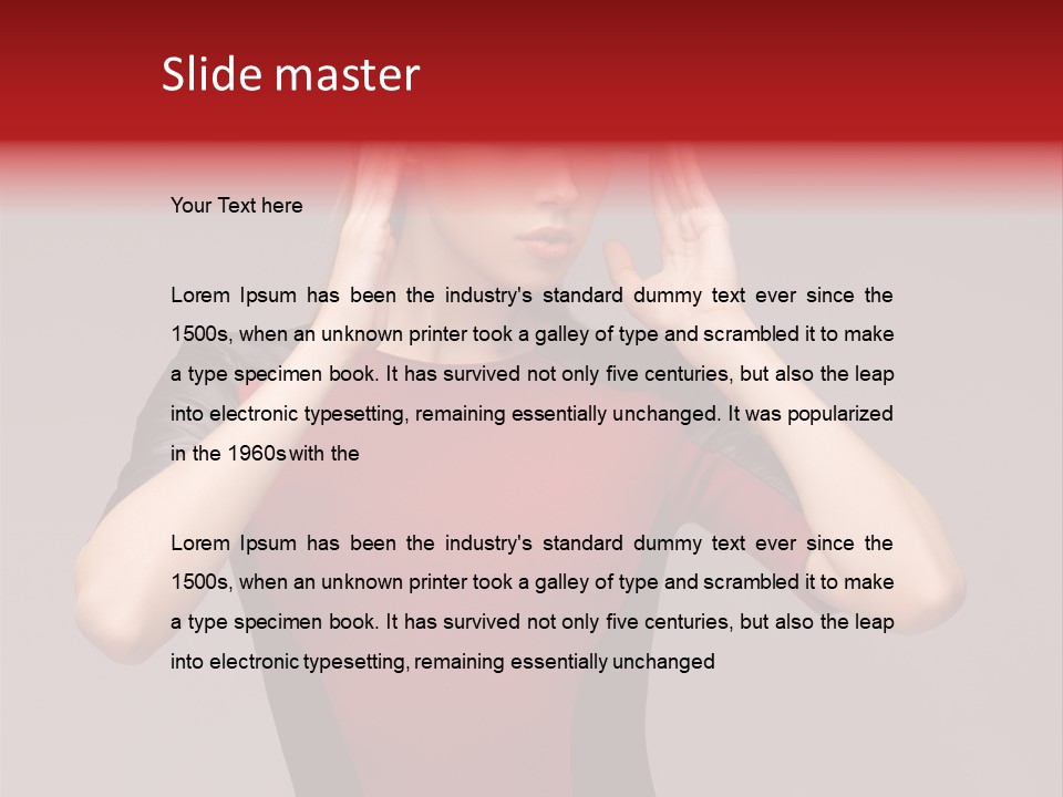 Gorgeous Beauty Calm PowerPoint Template