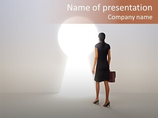 Girl Beginnings Key PowerPoint Template