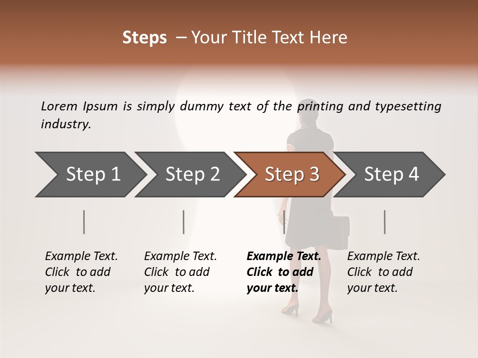 Girl Beginnings Key PowerPoint Template