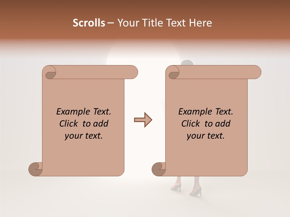 Girl Beginnings Key PowerPoint Template