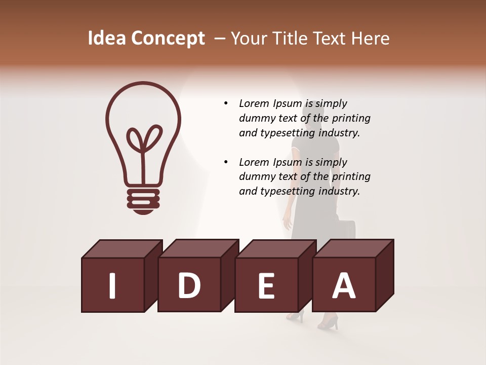 Girl Beginnings Key PowerPoint Template