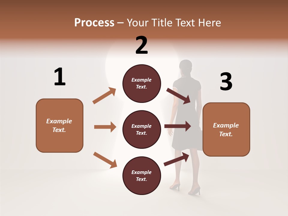 Girl Beginnings Key PowerPoint Template