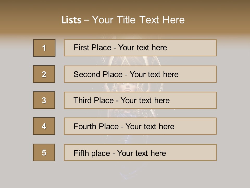 Woman Spirit Religion PowerPoint Template