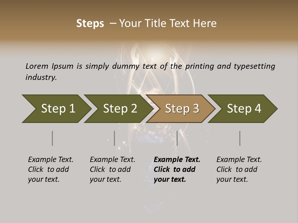 Woman Spirit Religion PowerPoint Template