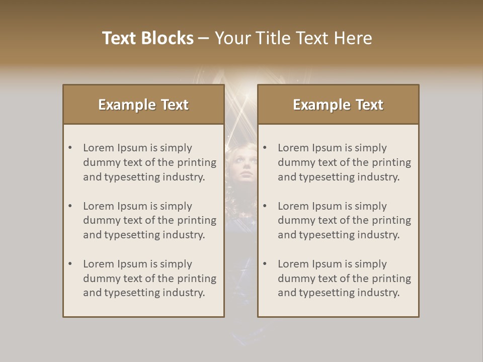 Woman Spirit Religion PowerPoint Template