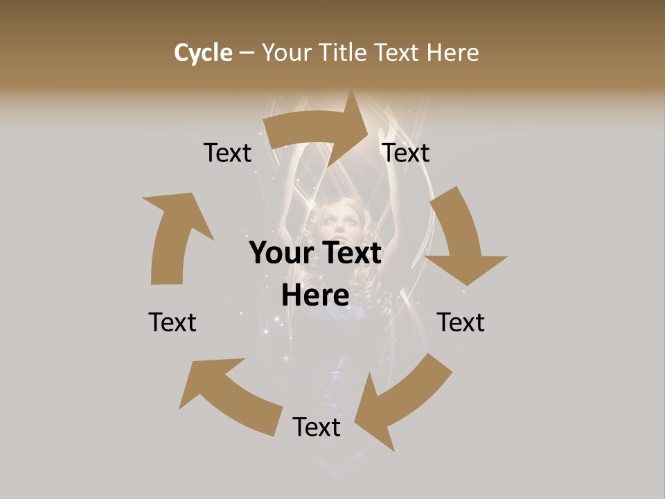 Woman Spirit Religion PowerPoint Template