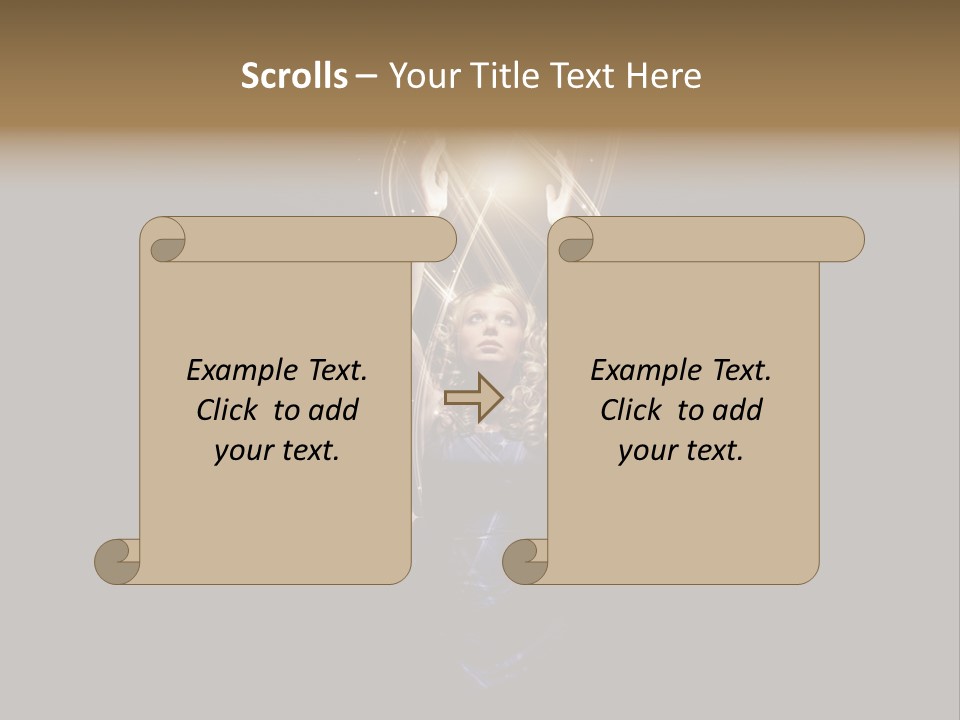 Woman Spirit Religion PowerPoint Template