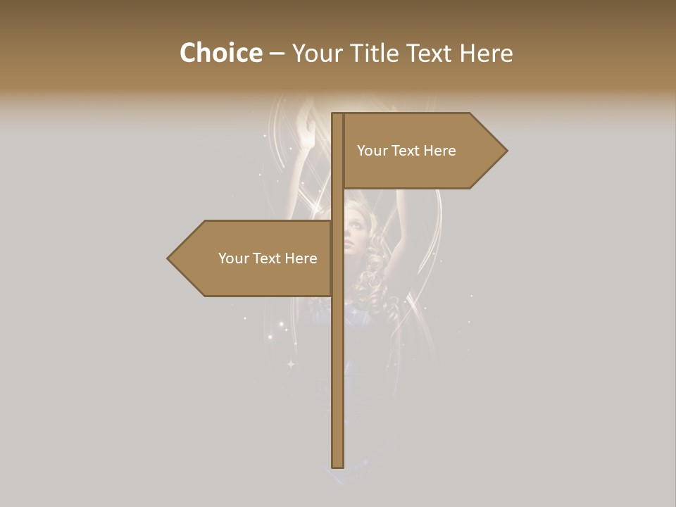 Woman Spirit Religion PowerPoint Template