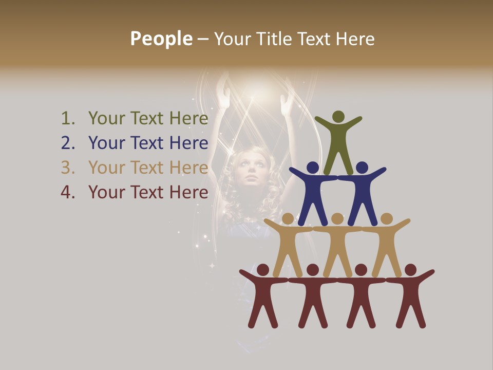 Woman Spirit Religion PowerPoint Template