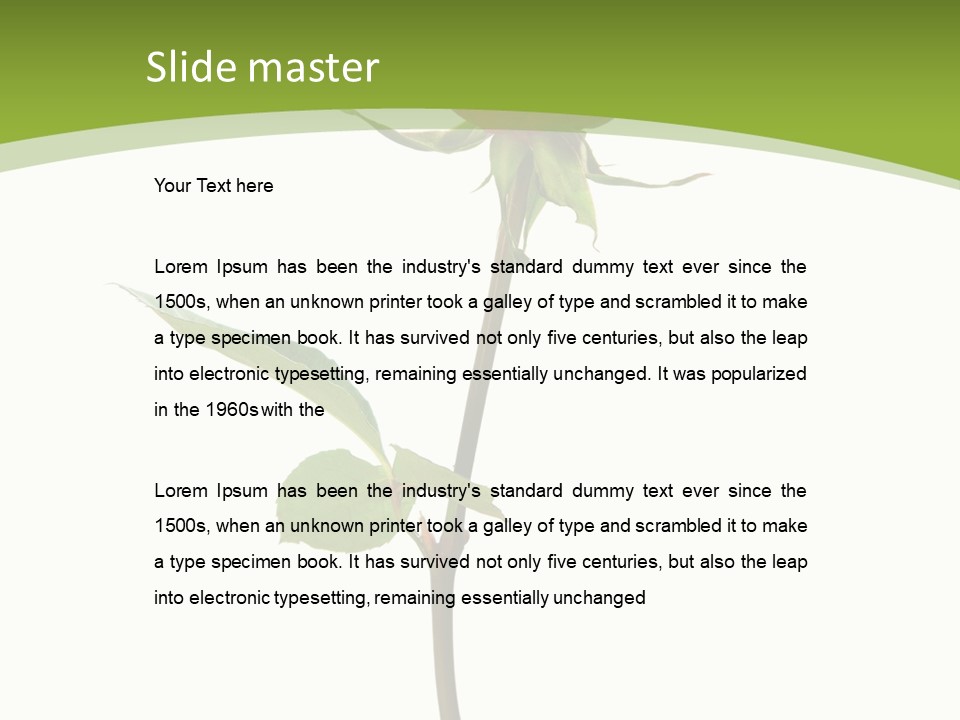 Design Red Close PowerPoint Template