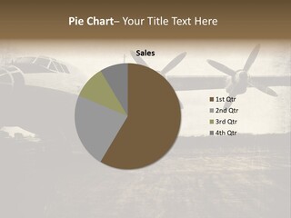 Sepia Fuselage History PowerPoint Template