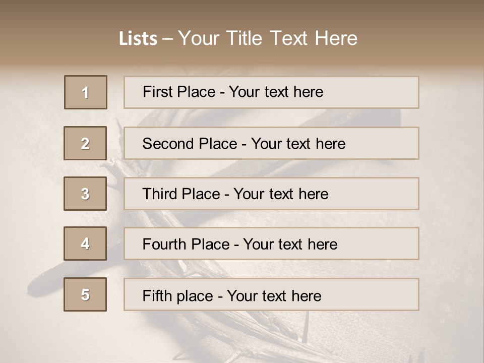 Catholic Sign Christianity PowerPoint Template