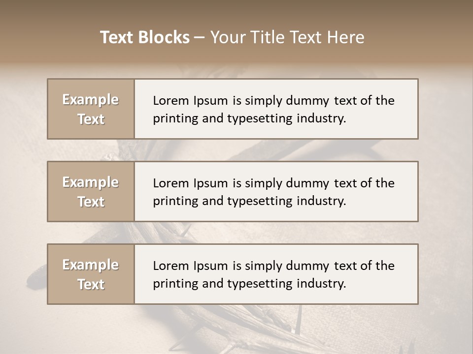 Catholic Sign Christianity PowerPoint Template