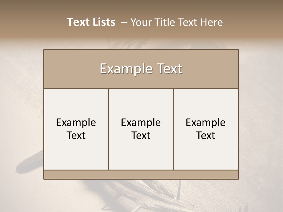Catholic Sign Christianity PowerPoint Template