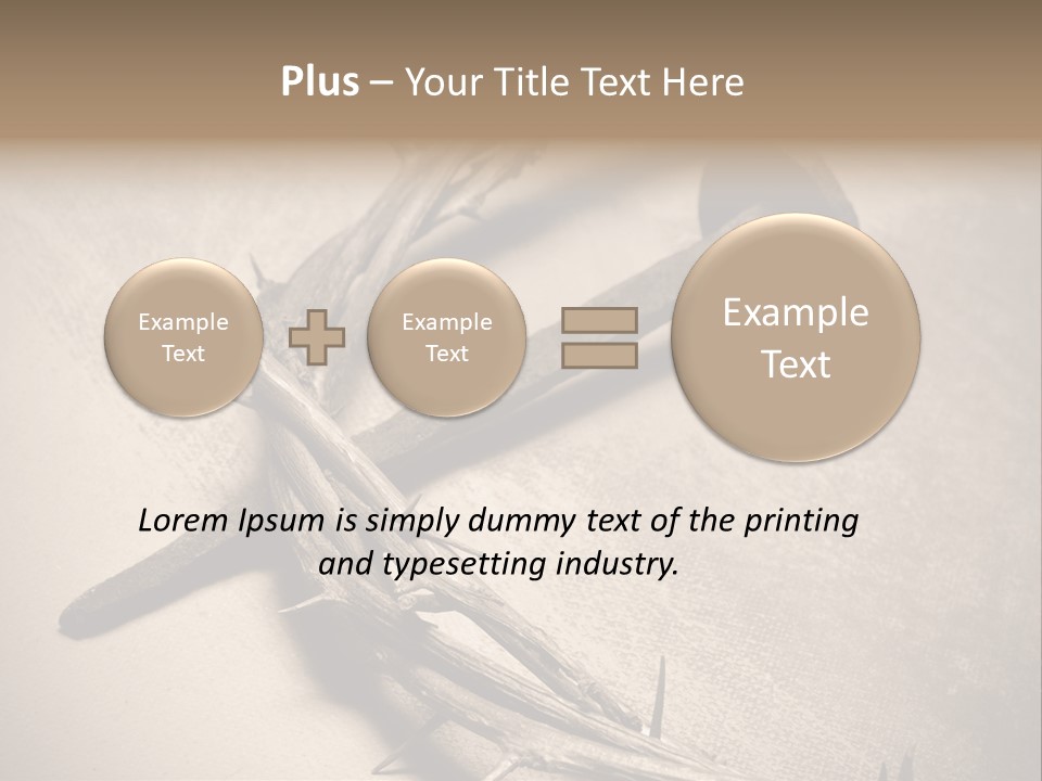 Catholic Sign Christianity PowerPoint Template