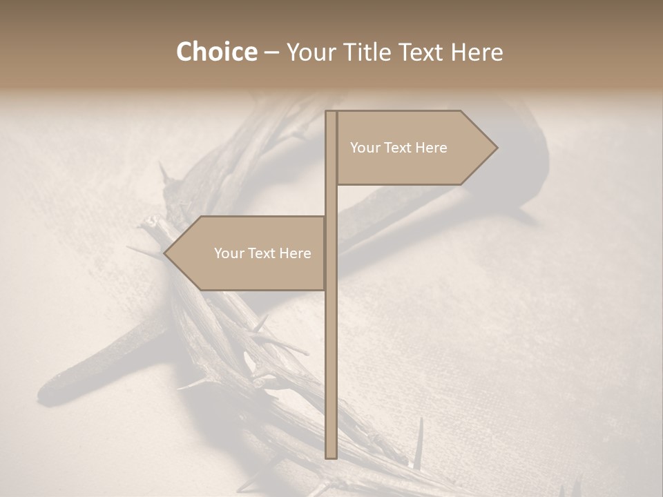 Catholic Sign Christianity PowerPoint Template