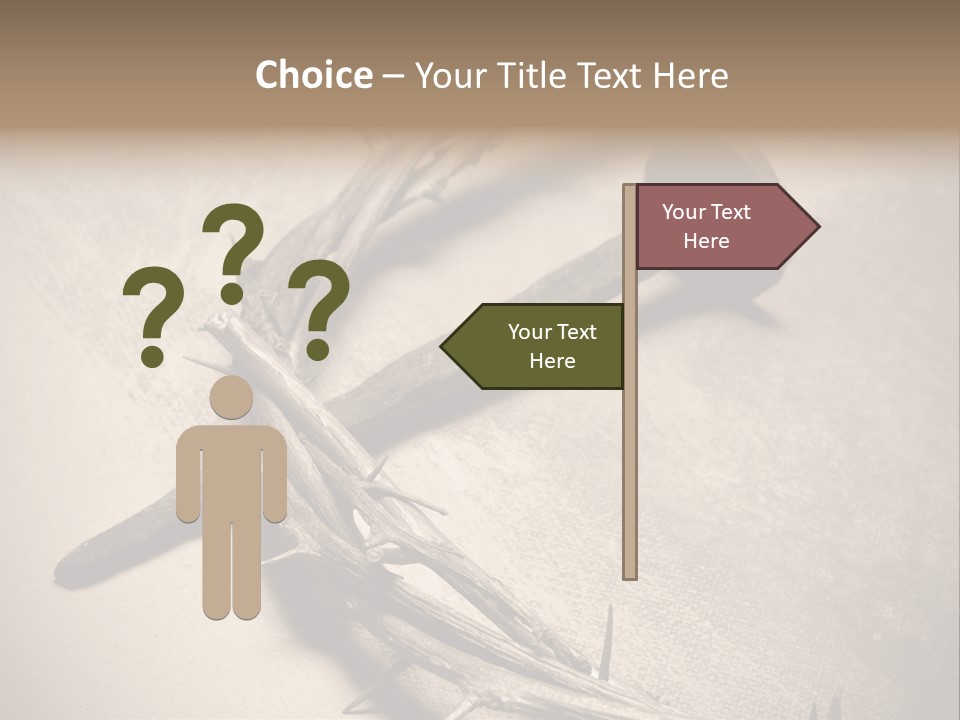 Catholic Sign Christianity PowerPoint Template