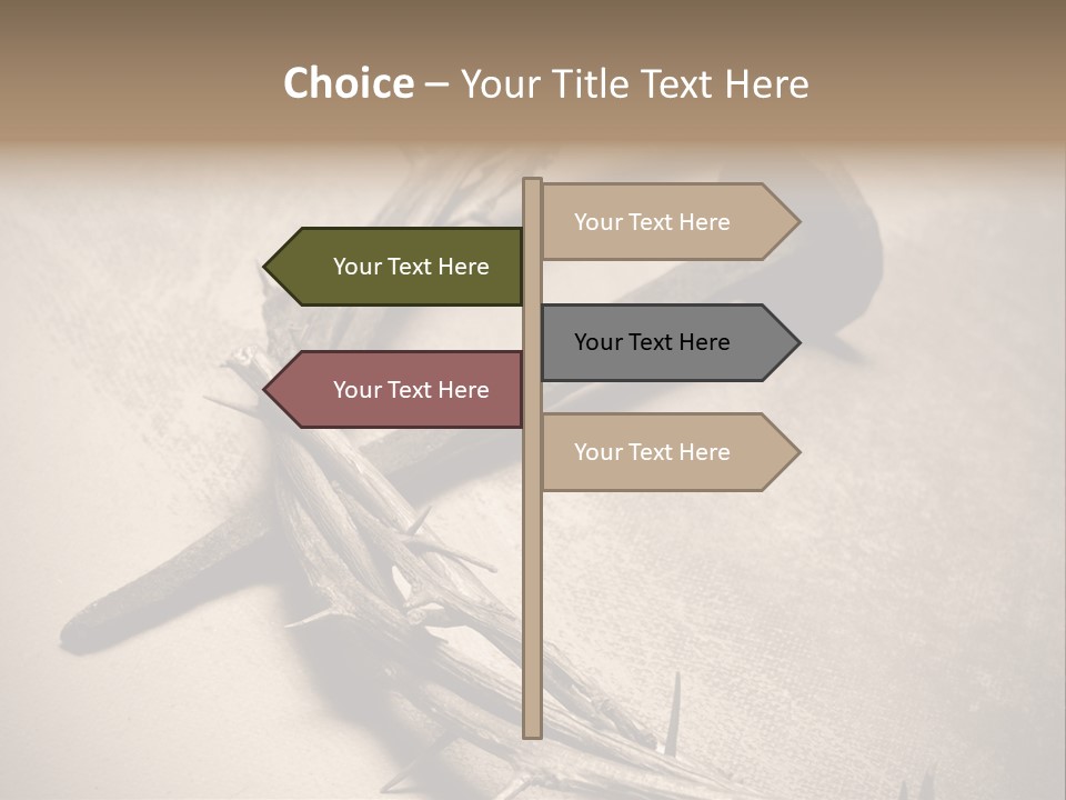 Catholic Sign Christianity PowerPoint Template