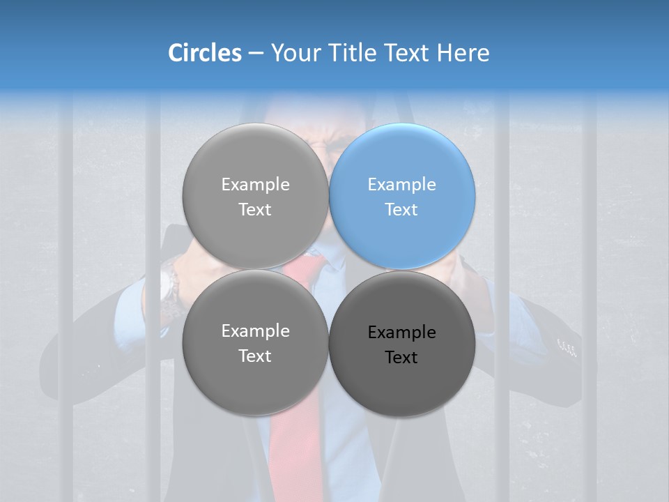 Career Man Strong PowerPoint Template