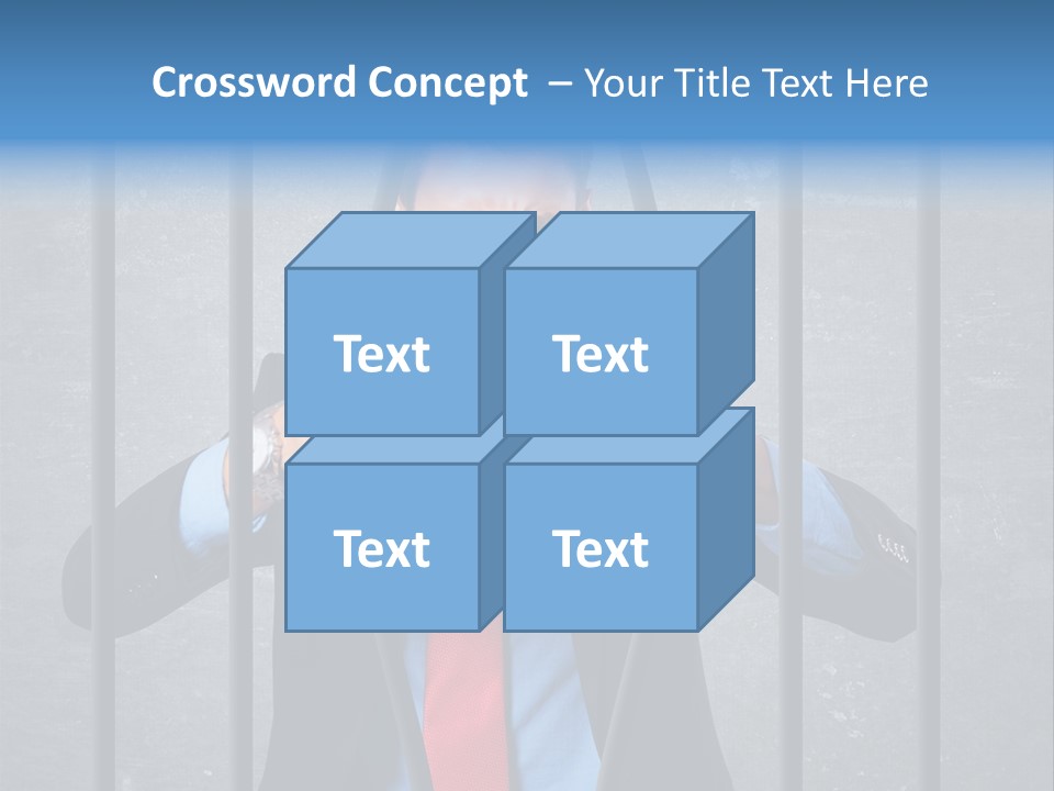 Career Man Strong PowerPoint Template