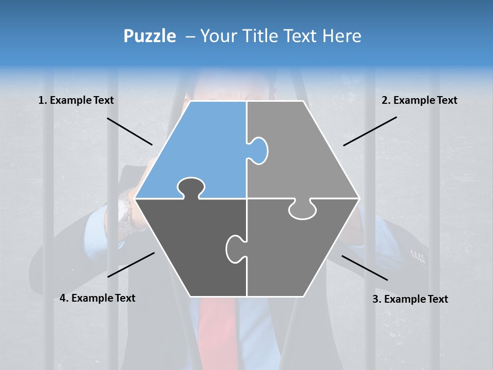 Career Man Strong PowerPoint Template