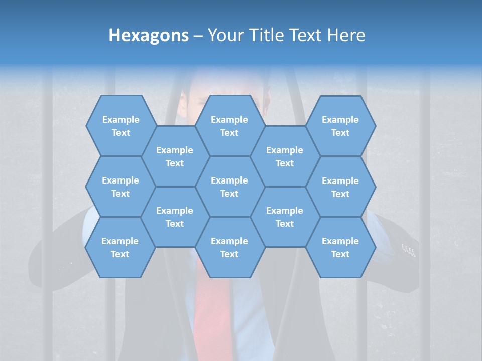 Career Man Strong PowerPoint Template