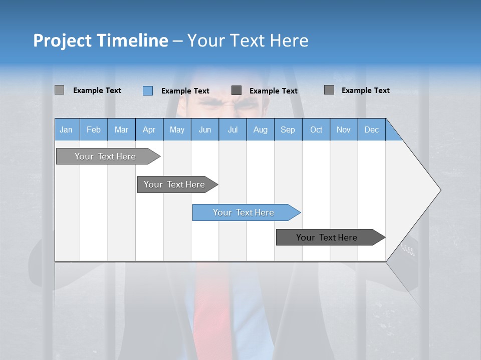 Career Man Strong PowerPoint Template