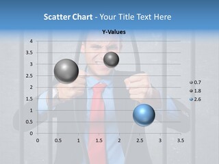 Career Man Strong PowerPoint Template