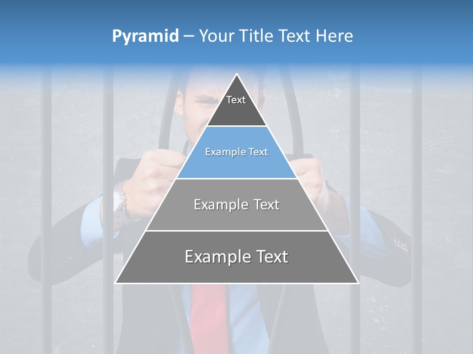 Career Man Strong PowerPoint Template