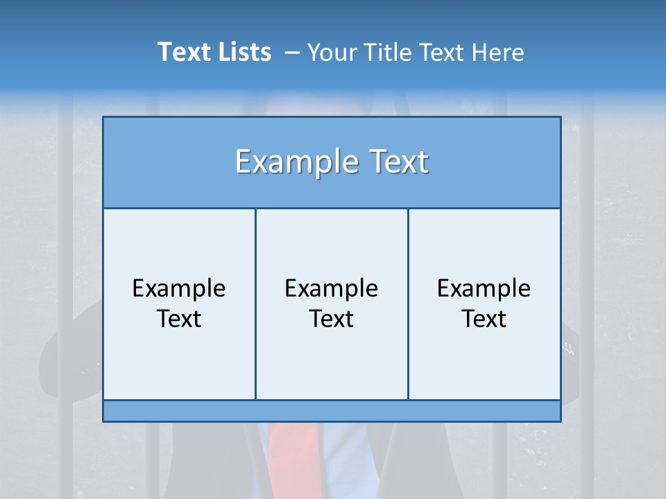 Career Man Strong PowerPoint Template