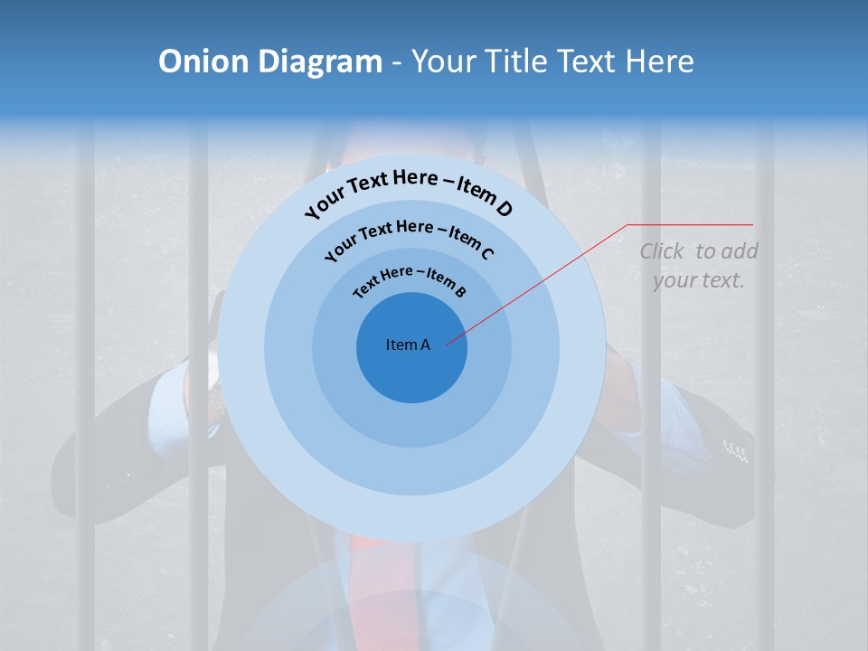Career Man Strong PowerPoint Template