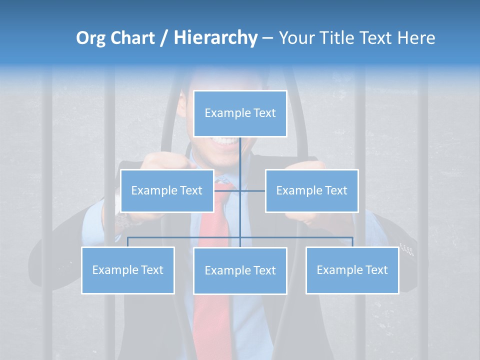 Career Man Strong PowerPoint Template