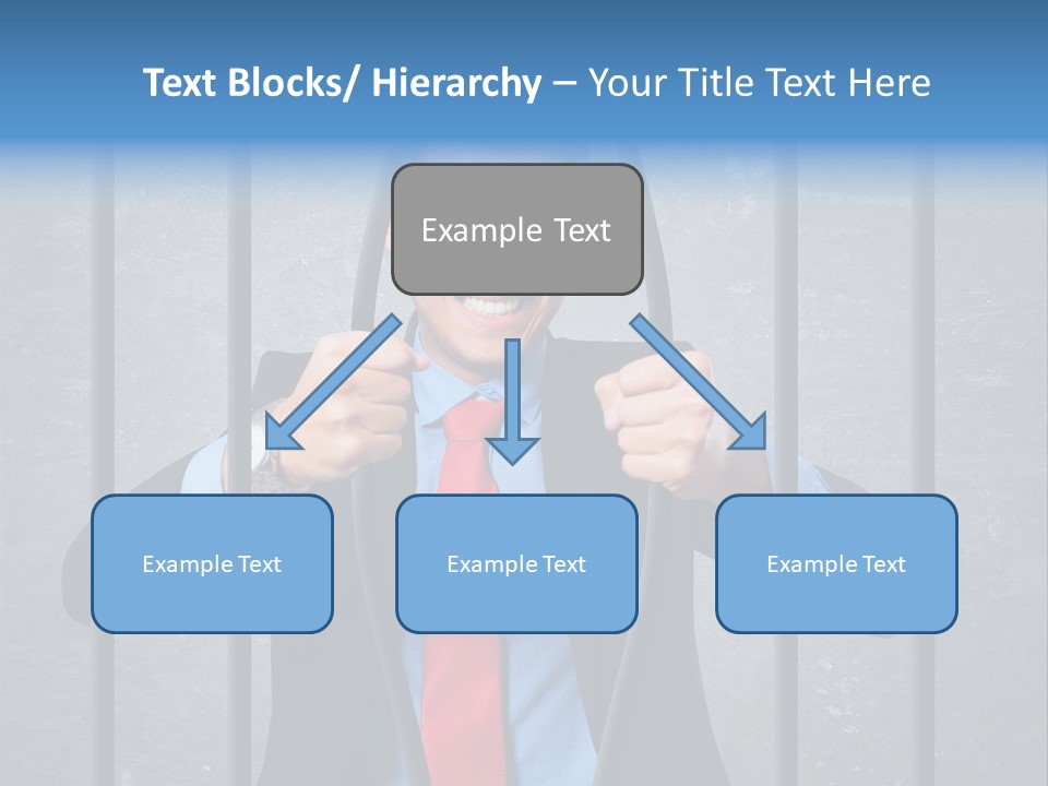 Career Man Strong PowerPoint Template
