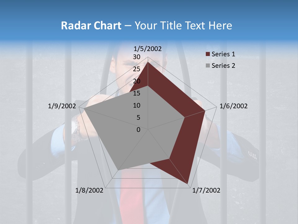 Career Man Strong PowerPoint Template