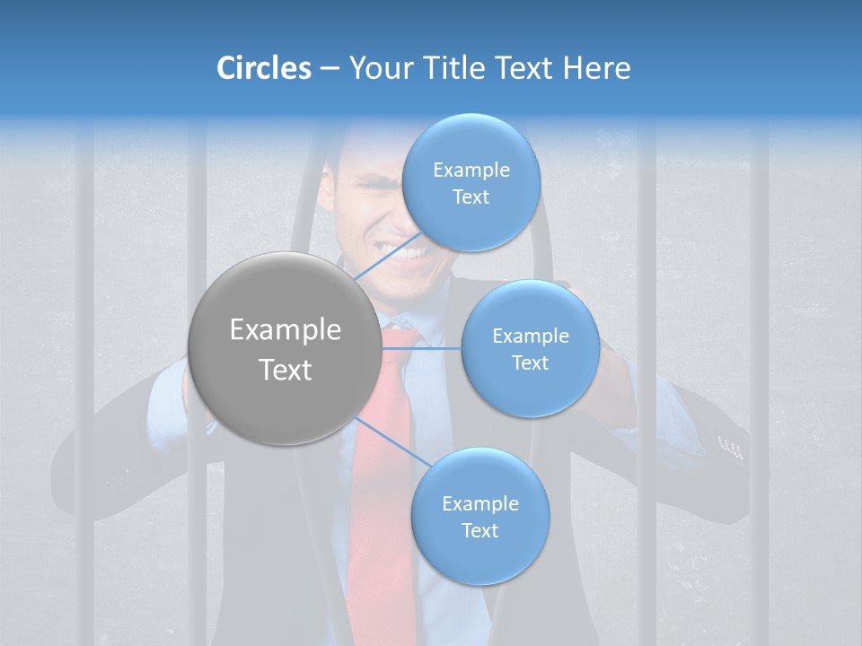 Career Man Strong PowerPoint Template