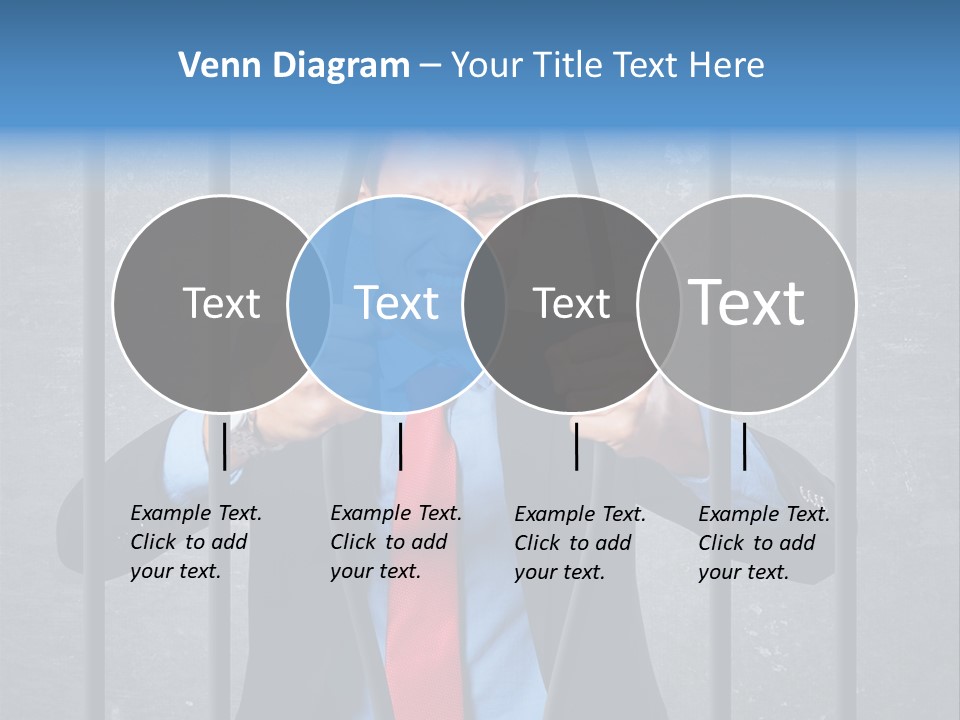 Career Man Strong PowerPoint Template