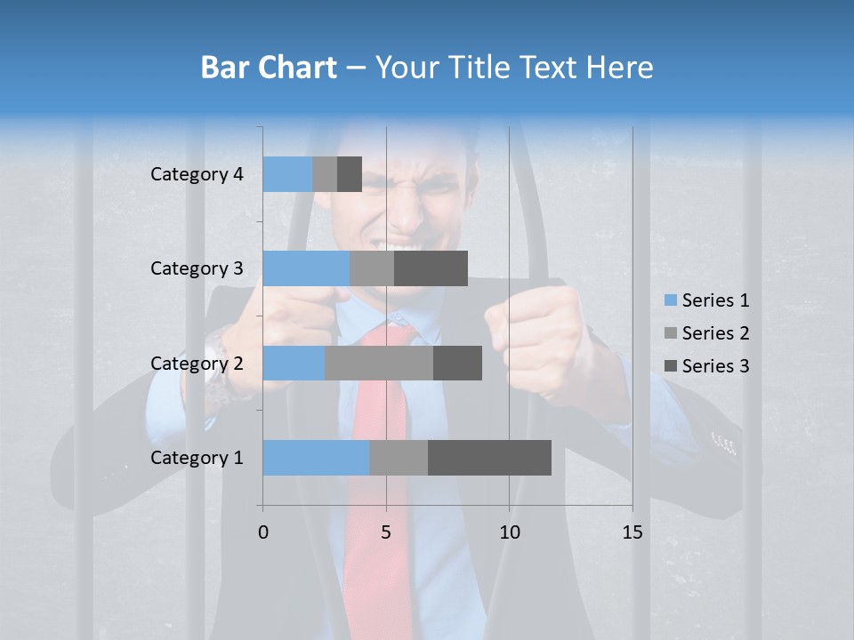 Career Man Strong PowerPoint Template
