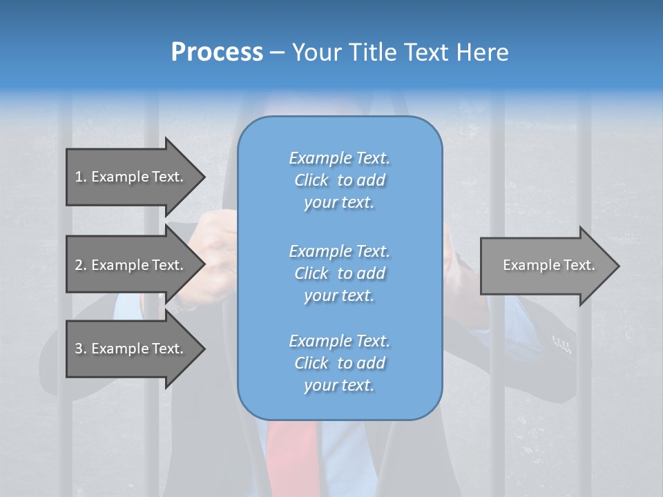Career Man Strong PowerPoint Template