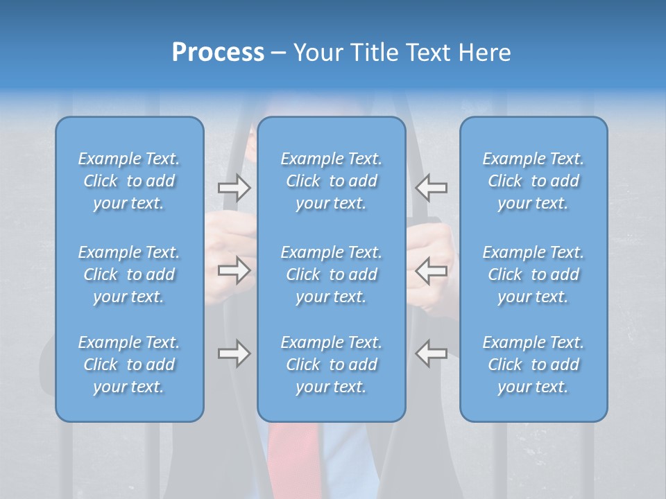 Career Man Strong PowerPoint Template
