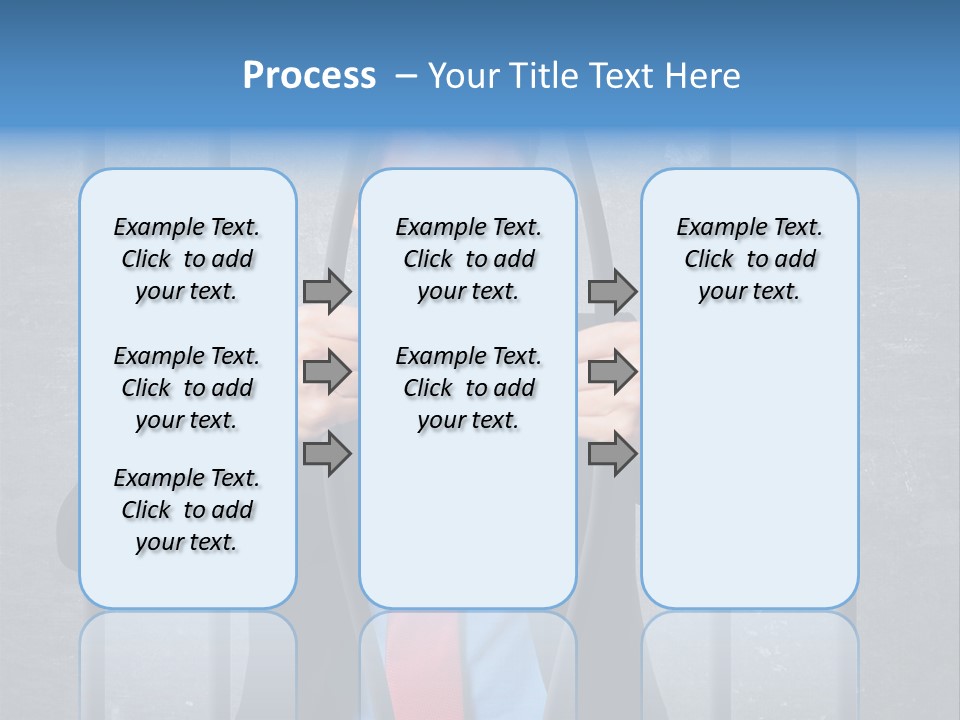 Career Man Strong PowerPoint Template