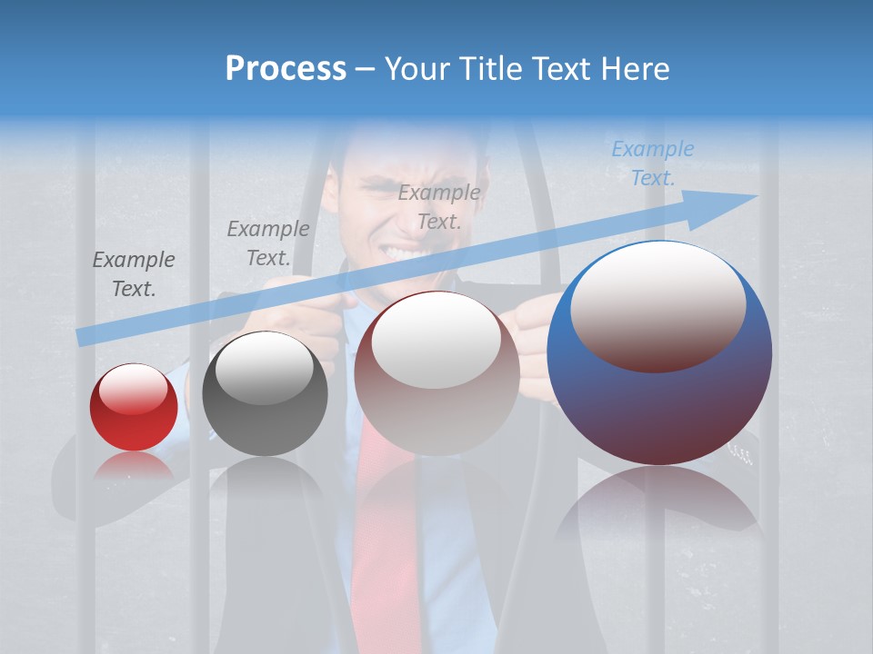 Career Man Strong PowerPoint Template